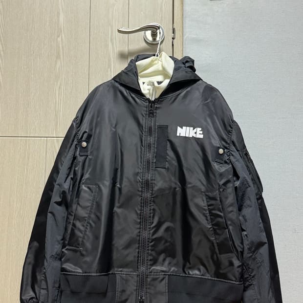 나이키x사카이 NRG 봄버 레이어드 자켓 