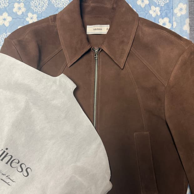 웨이비니스 고트 스웨이드 자켓 2사이즈