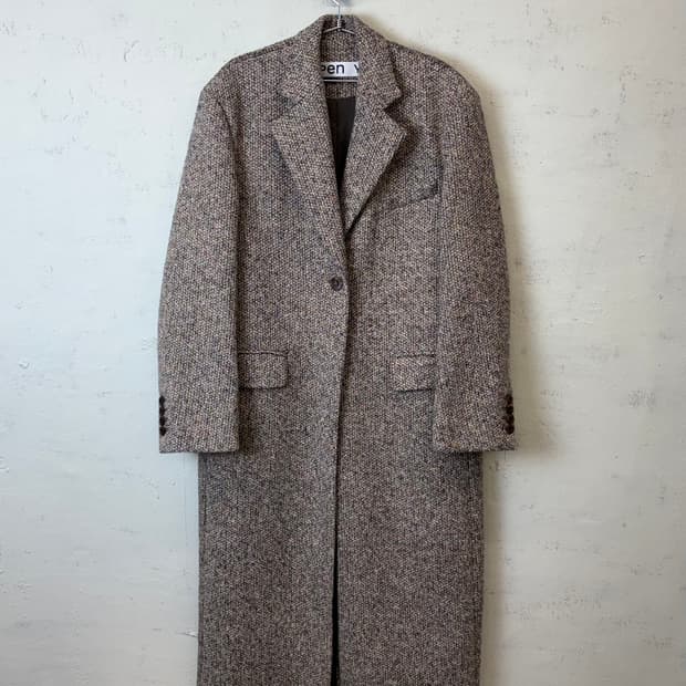 Open Yy 오픈와이와이 트위드 파워 싱글 코트