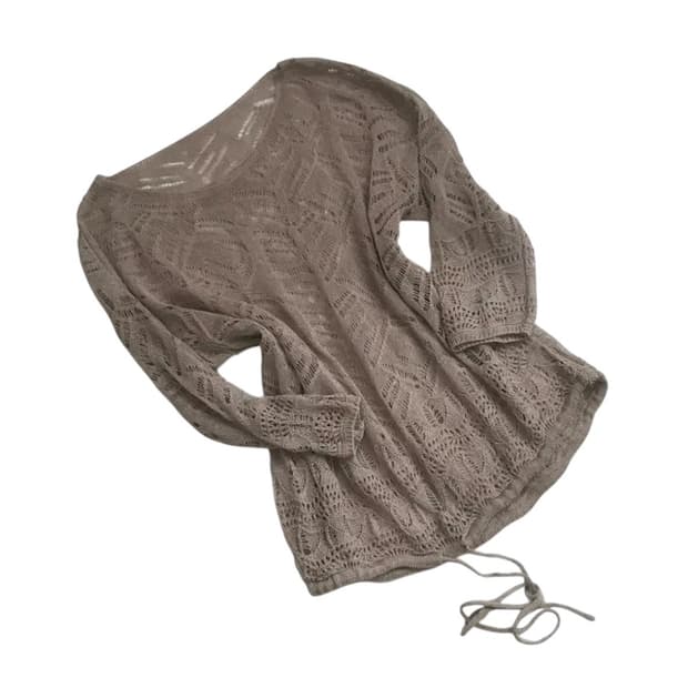 Vintage 오리엔탈 모리 걸 레이어드 T