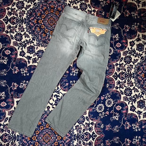 (새상품)리바이스(Levis) No.501 그레이 데님 팬츠 27size