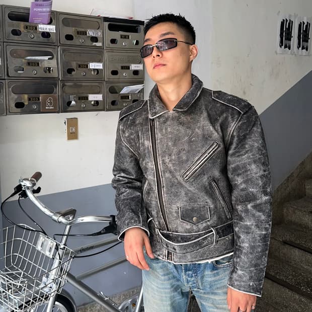 90’s Japanese Cow-leather aged rider JK