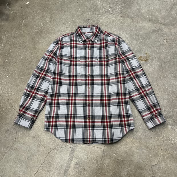 칼하트 기모 체크 셔츠 M