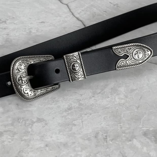 클래식 웨스턴2 이태리가죽 벨트