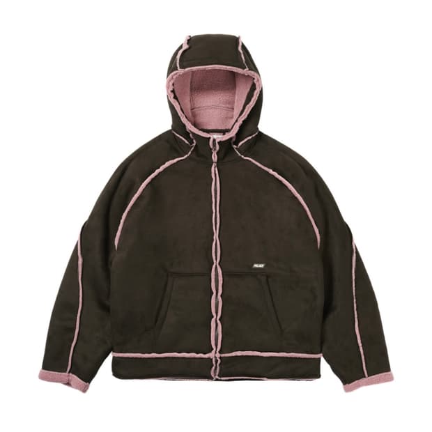 (L)팔라스 쉐르파 스웨이드 후드 자켓 폭스 새제품