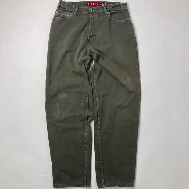 90s Levi's Silvertab Jeans (olive green)