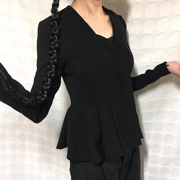 Kenzo 블랙 디테일 자켓