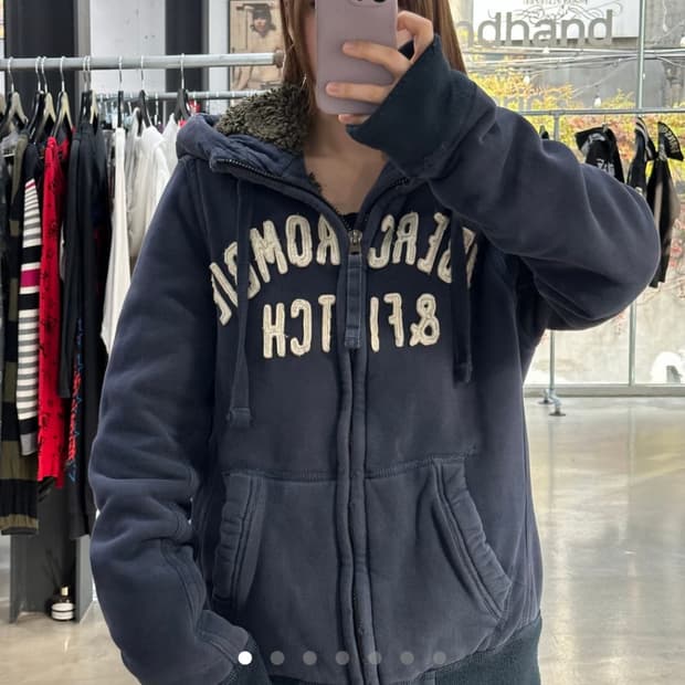 아베크롬비 울프죠 후드집업