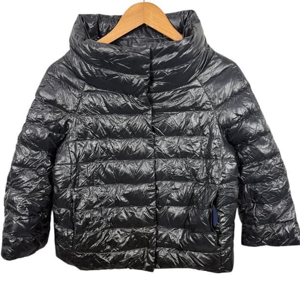 에르노 구스다운 숏 경량패딩 여성40 상태좋음