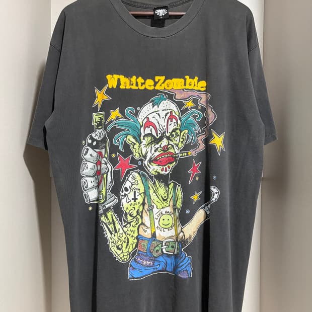 빈티지 90s 1995 White Zombie 화이트 좀비 밴드 티셔츠