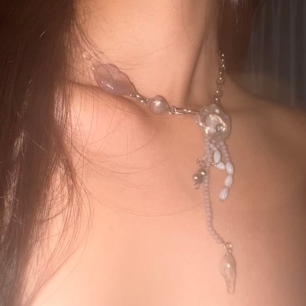 Jellyfish necklace