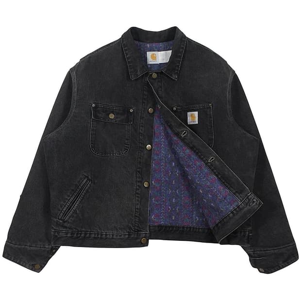 93-95 USA 칼하트 JB1065 더블 블랙 사우스웨스트 초어 자켓