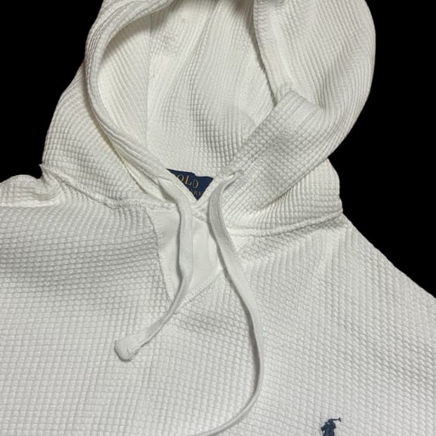 폴로 랄프로렌 와플 니트 후드티 