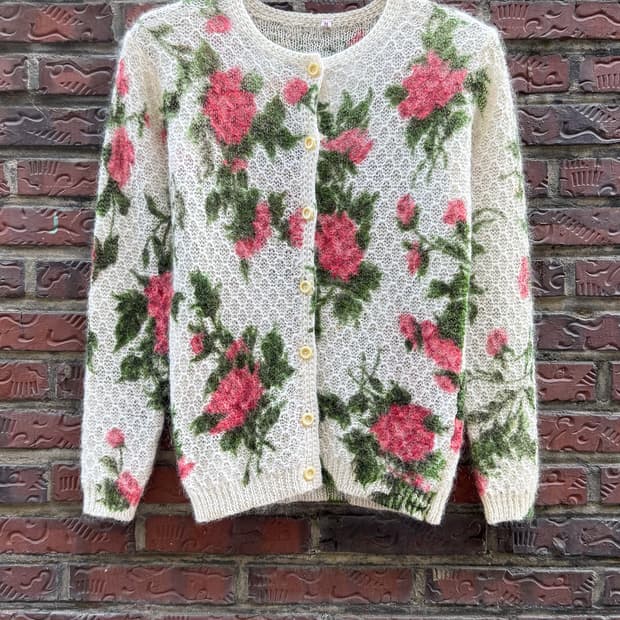 Floral Crochet Cardigan 0087