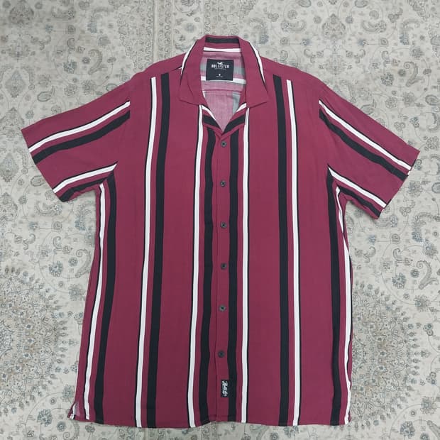 HOLLISTER 홀리스터 스트라이프 셔츠 M (크게나옴)