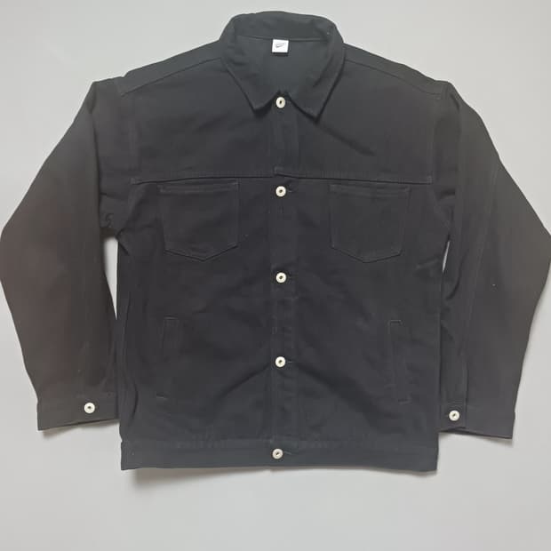 [L] 파르티멘토 트러커 블랙 데님 자켓