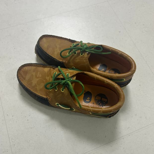 베이프 팀버랜드 보트 슈즈 280