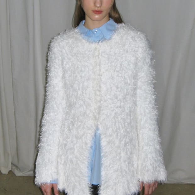 시눈 헤어리 가디건