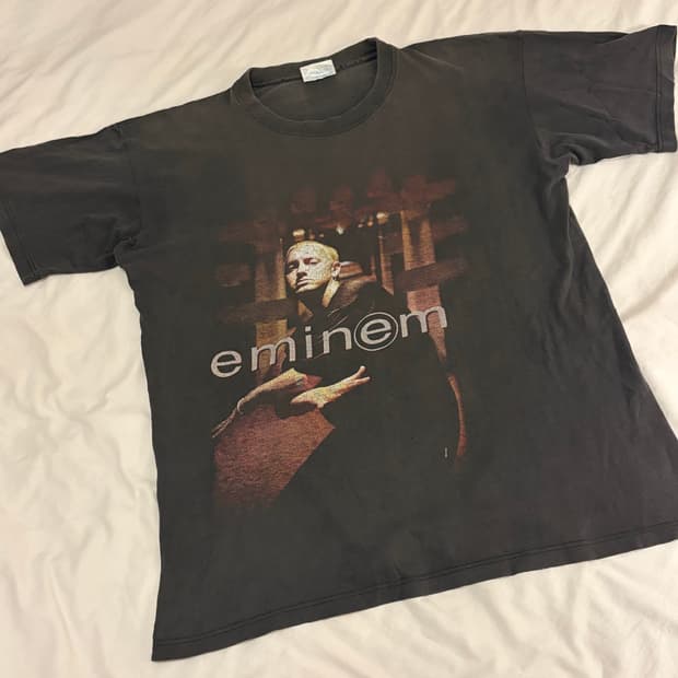 [XL] Rare ! 90-00’s  Eminem 에미넴 부틀랙 랩티셔츠