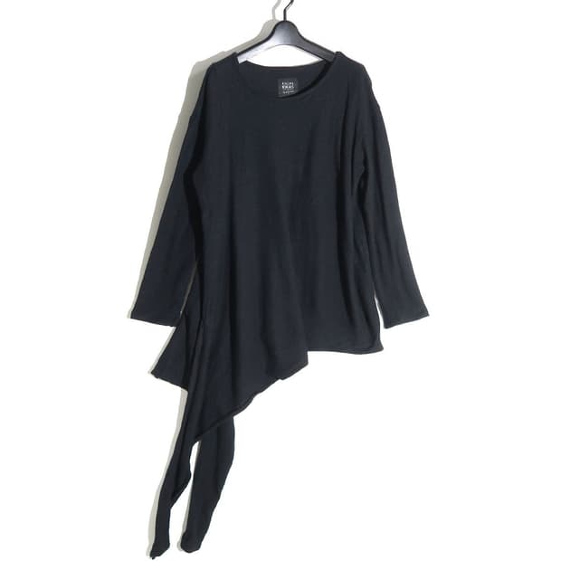 요지 RAGNE KIKAS for Yohji Yamamoto 비대칭 니트