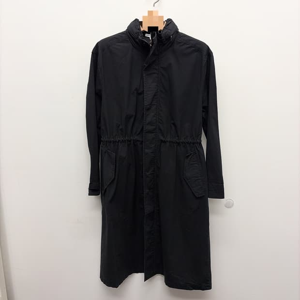 (정품/새상품) 제임스펄스 여성 블랙 코튼 경량 집업 파카 코트