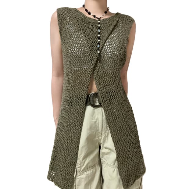 Khaki knit