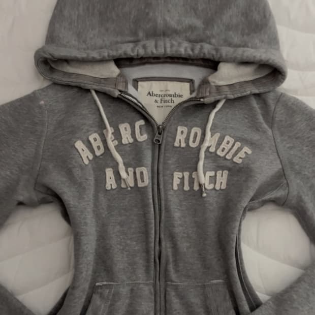 초희귀 아베크롬비 딱붙핏 후드집업