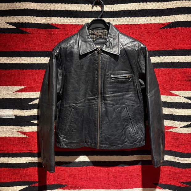 Real sheep leather work jacket /가죽 워크 자켓