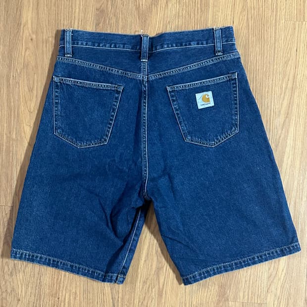 (32) 칼하트 윕 버뮤다 데님 팬츠