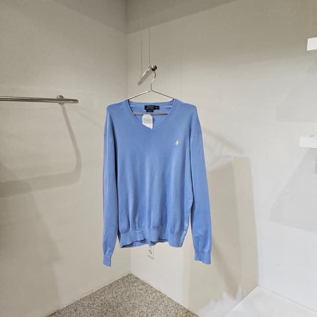 폴로랄프로렌 브이넥 니트