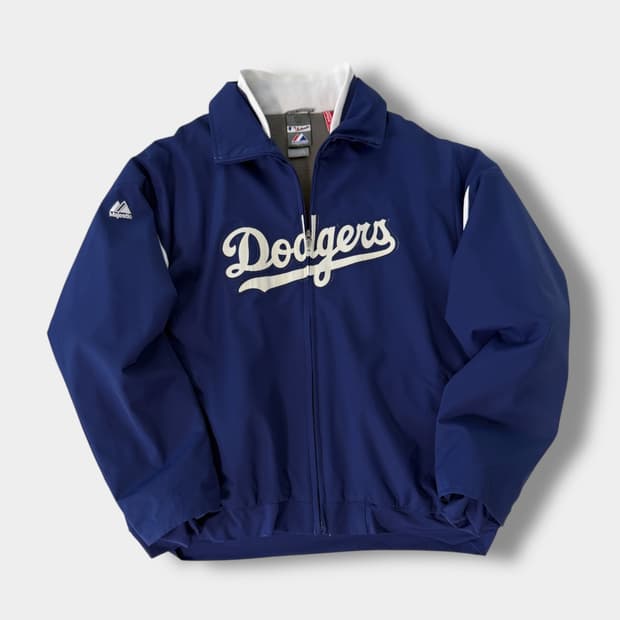 마제스틱 루즈핏 LA 다저스 베이스볼 봄버 자켓