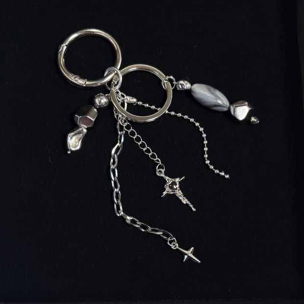 핸드메이드 Silver Stone 키링 004