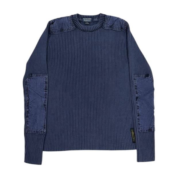폴로 진스 빈티지 가먼트다이트 코만토 와플 니트 네이비 M