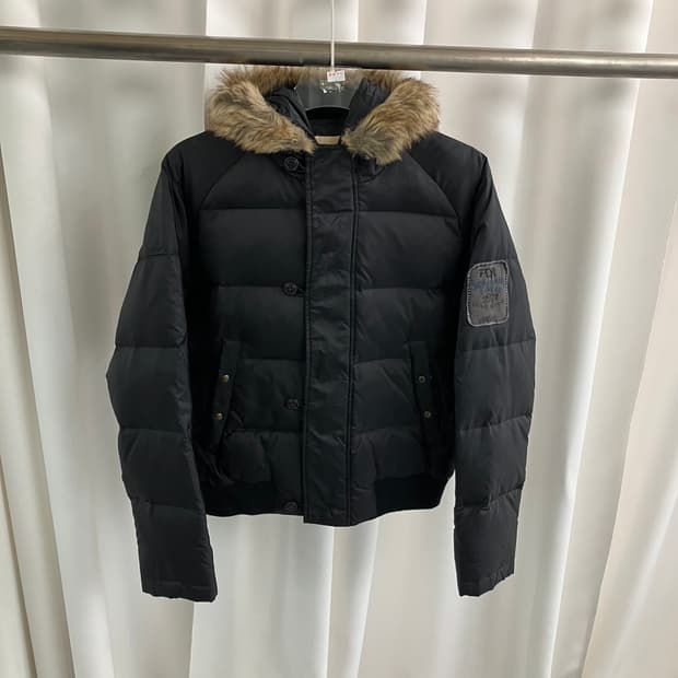 Diesel 디젤 퍼 후드 패딩 점퍼 S