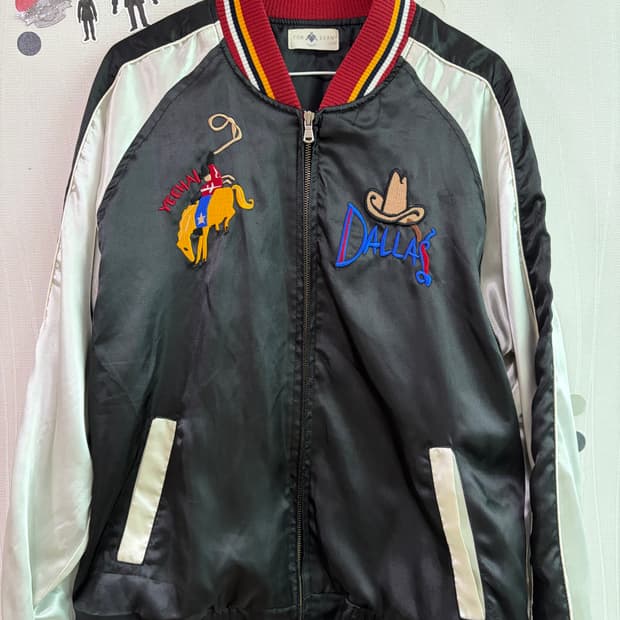 텍사스 빈티지 스카쟌 자켓