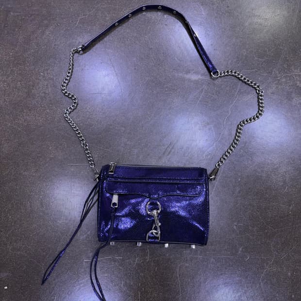 레베카밍코프 체인 크로스백 크로스바디 MAC 미니백 미드나잇 캐비어