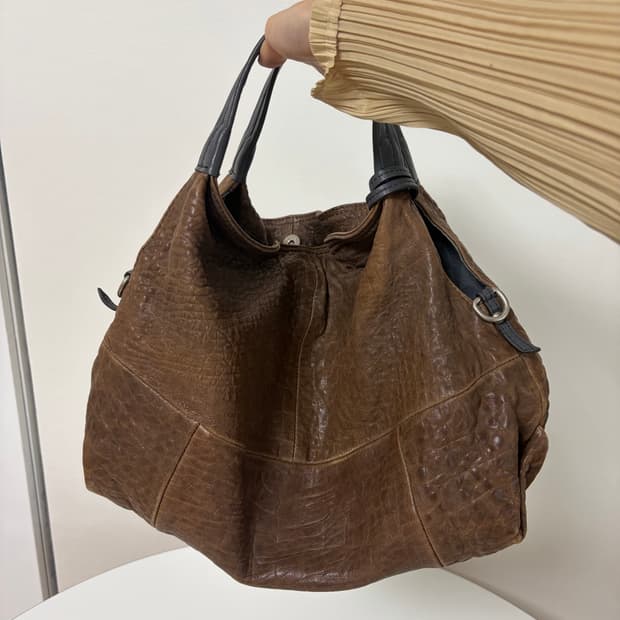 Furla 브라운 천연 가죽 가방