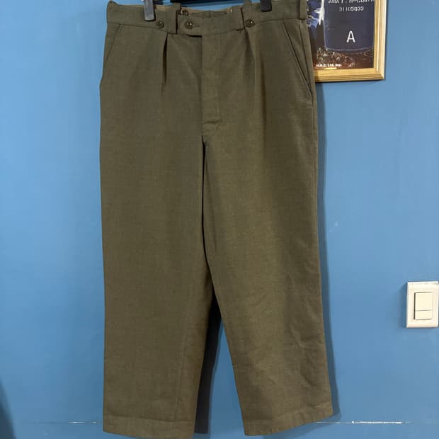 60‘s Belgian army Wool Trouser Pant.