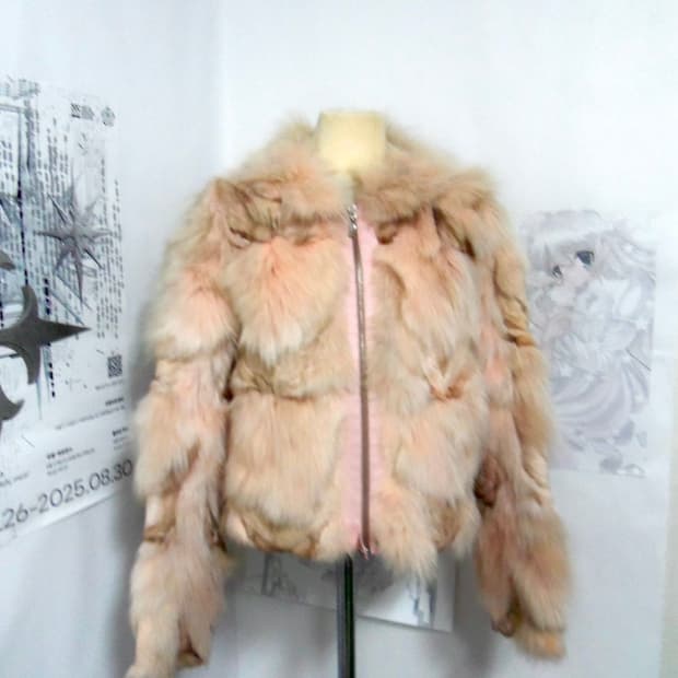 Blush Cloud Faux Fur Zip Jacket