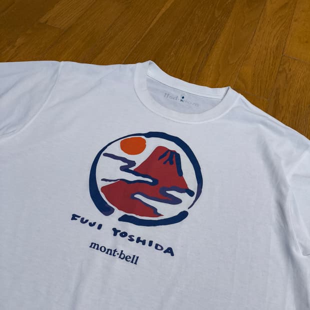 [XL] 몽벨 한정판 후지 요시다 티셔츠