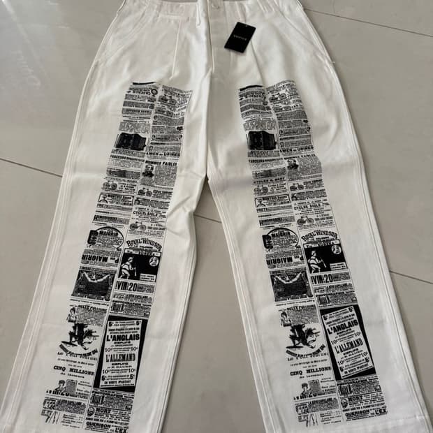 TEXTILE PAINT CHINO PANTS 섬유용 페인트 치노 팬츠
