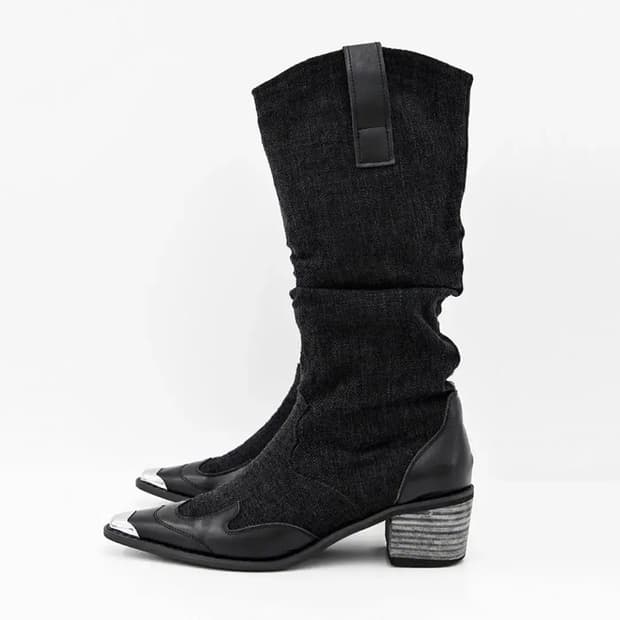 마뗑킴 린넨 웨스턴부츠