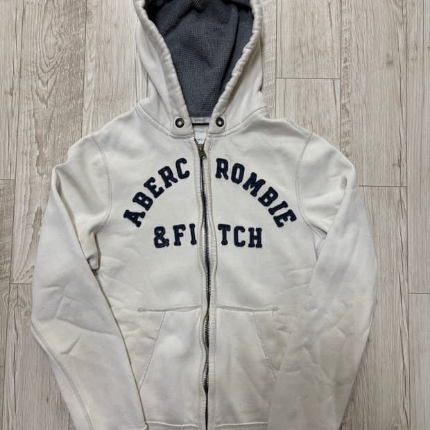 아베크롬비 후드집업 화이트 xl
