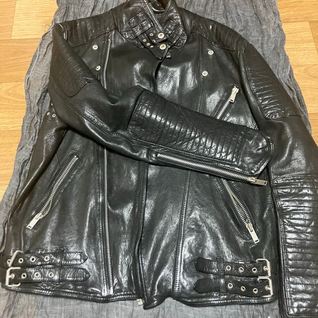 Vintage 실물갑 또라이 라이더자켓 