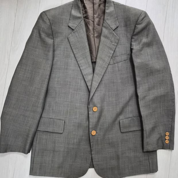 모스키노 체크 울 자켓 JAPAN