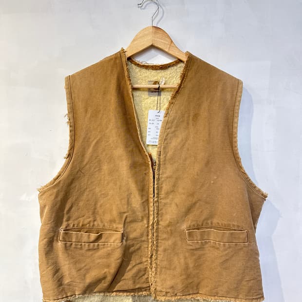 칼하트 카멜 플리스 베스트 조끼(지퍼불량)