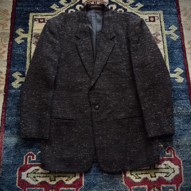 80s Y's for men Tweed blazer