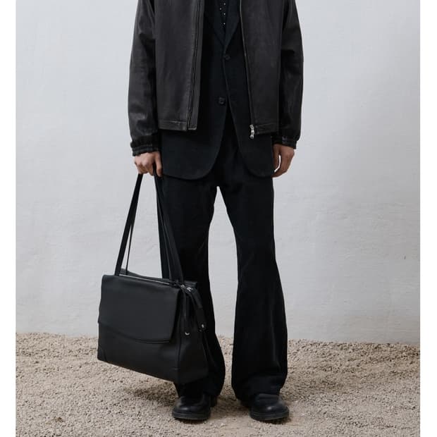 [M]유스 레더 후디드 점퍼