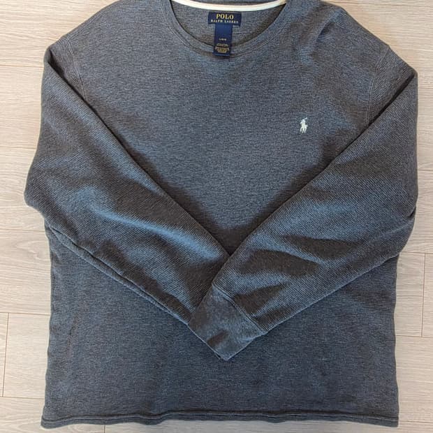 폴로 Cotten Standard Fit 니트 Dark Grey L/G
