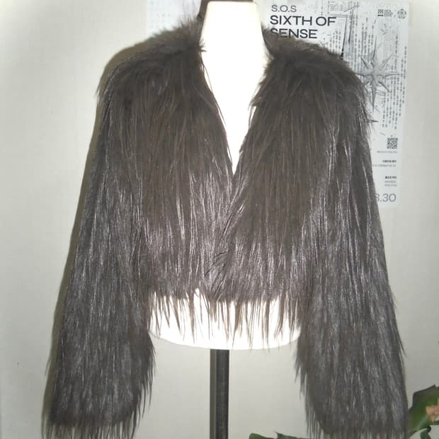 Vintage brown fur jacket